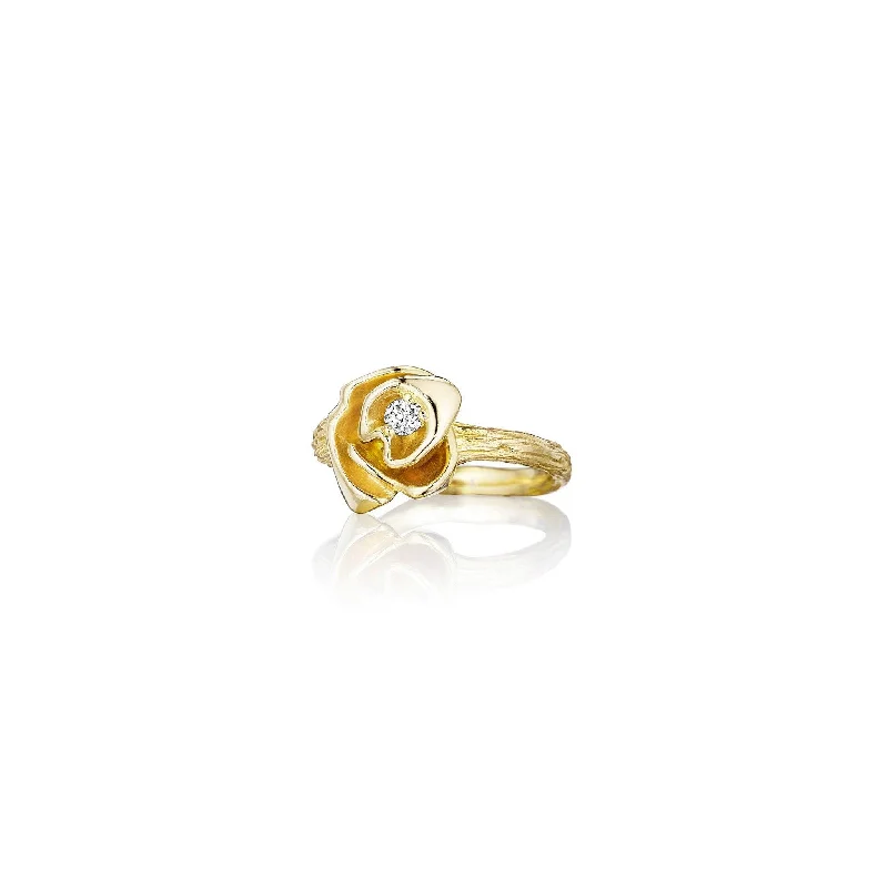 Silver Band Ring-Wonderland Mimi Rose Ring