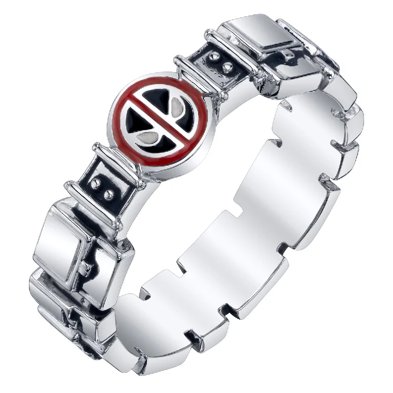 Large Cocktail Ring-Marvel X RockLove MARVEL STUDIOS DEADPOOL AND WOLVERINE Deadpool Belt Ring