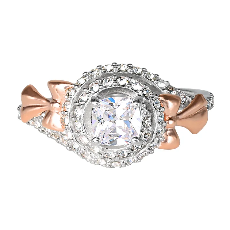 Cushion Cut Engagement Ring-Disney X RockLove CINDERELLA Fairy Godmother Enchantment Ring