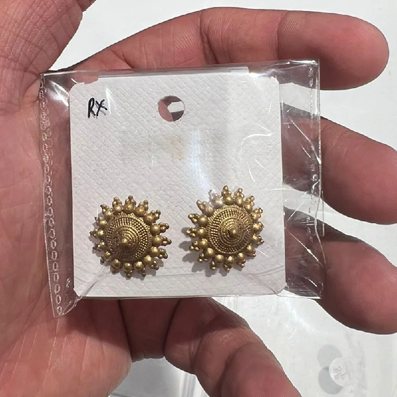 Women’s Fashion Earrings-Women’s Fashion Earrings-Shrisha Gold Plated Stud Earrings