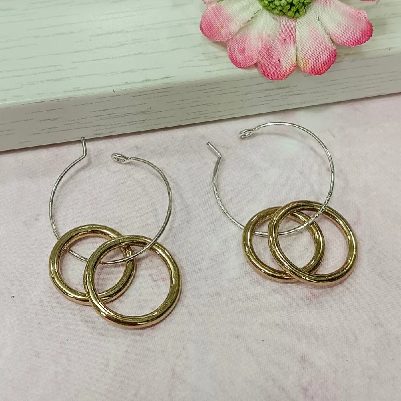 Unique Stud Earrings-Unique Stud Earrings-Infinity Jewels Gold Plated Hypoallergenic Nickel Free Hoop Earrings