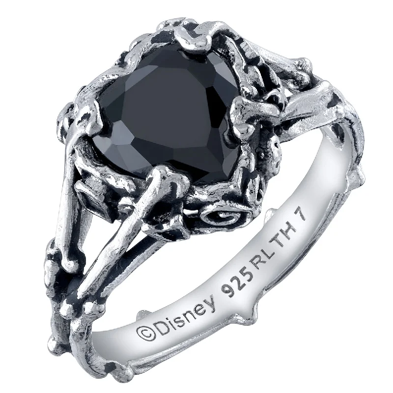 Custom Diamond Wedding Band-Disney X RockLove THE NIGHTMARE BEFORE CHRISTMAS Now and Forever Ring