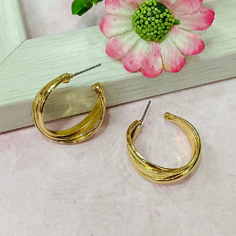 Artistic Drop Earrings-Artistic Drop Earrings-Infinity Jewels Gold Plated Hypoallergenic Nickel Free Hoop Earrings