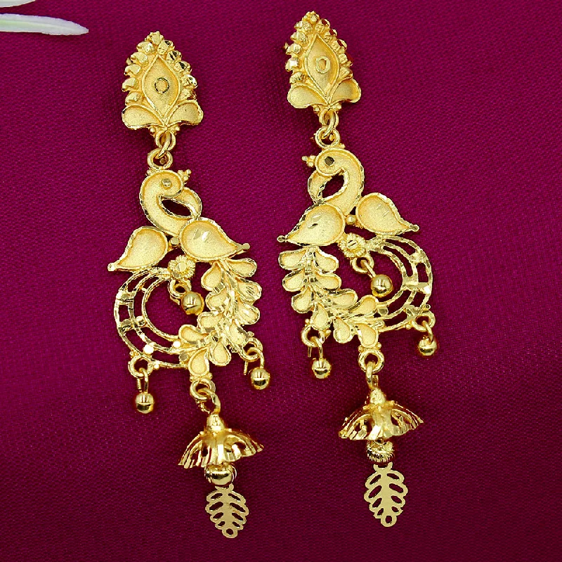 Silver Hoop Earrings for Women-Silver Hoop Earrings for Women-Mahavir Dye Gold Dangler Earrings