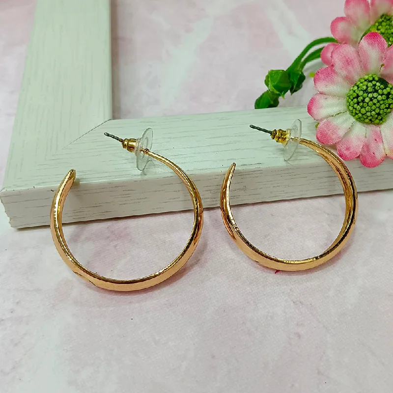 Enamel Earrings-Enamel Earrings-Infinity Jewels Gold Plated Hypoallergenic Nickel Free Hoop Earrings