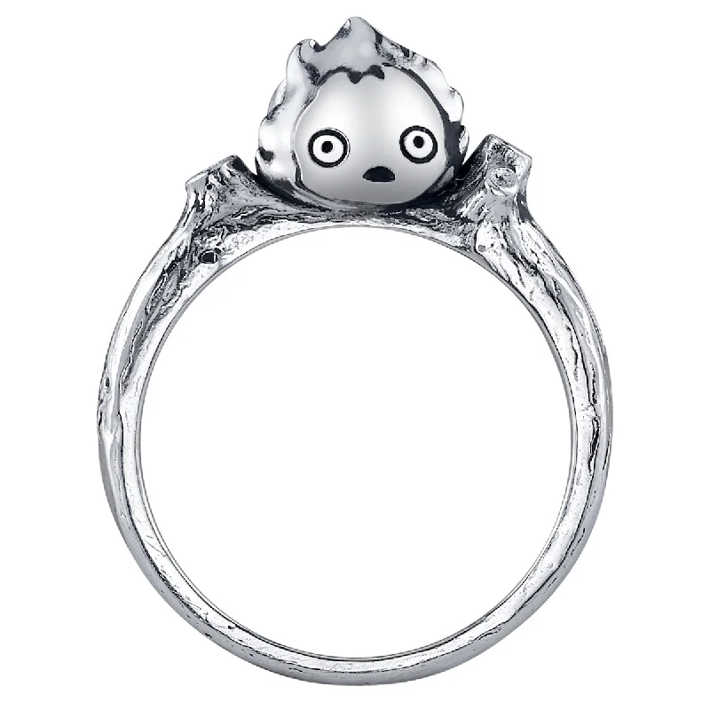 Bold Statement Ring-Studio Ghibli X RockLove HOWLS MOVING CASTLE Calcifer Ring