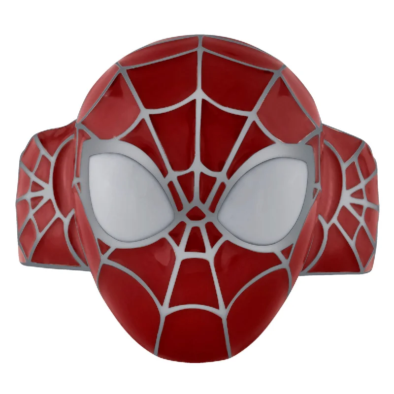 Customizable Wedding Ring-Marvel X RockLove SPIDER-MAN Peter Parker Mask Ring