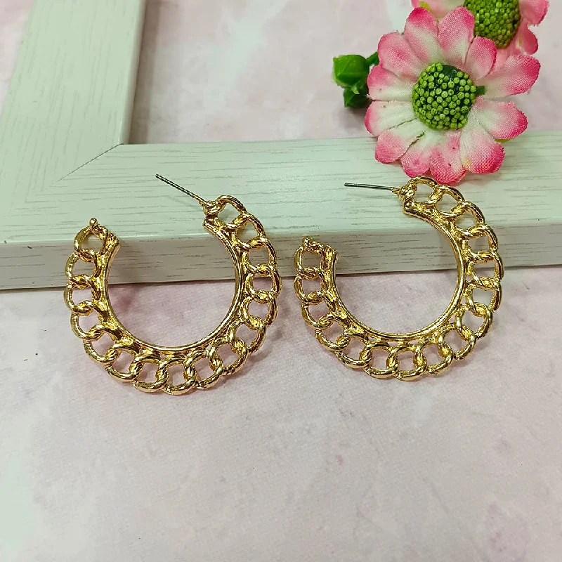 Multi-Layered Earrings-Multi-Layered Earrings-Infinity Jewels Gold Plated Hypoallergenic Nickel Free Hoop Earrings