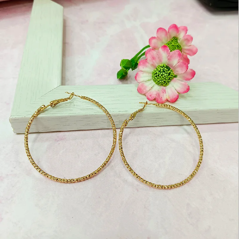 Casual Drop Earrings-Casual Drop Earrings-Infinity Jewels Gold Plated Hypoallergenic Nickel Free Hoop Earrings