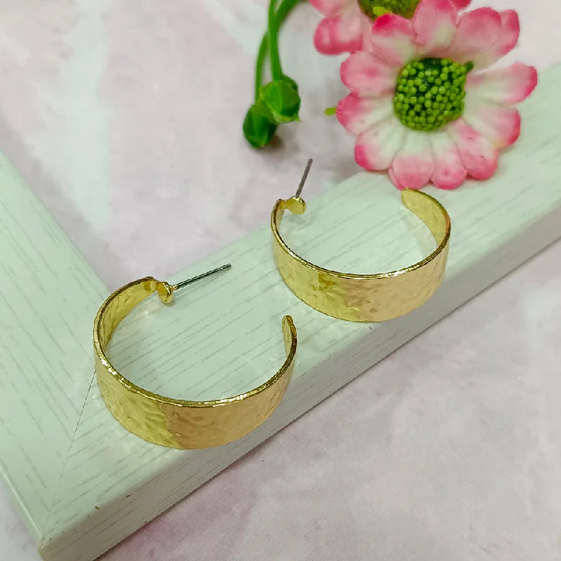 Hoop Earrings for Everyday-Hoop Earrings for Everyday-Infinity Jewels Gold Plated Hypoallergenic Nickel Free Hoop Earrings