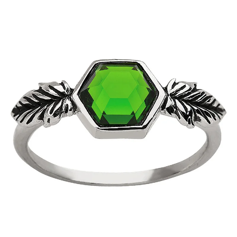 Custom Engagement Ring for Her-DC X RockLove POISON IVY Poison Oak Stacker Ring