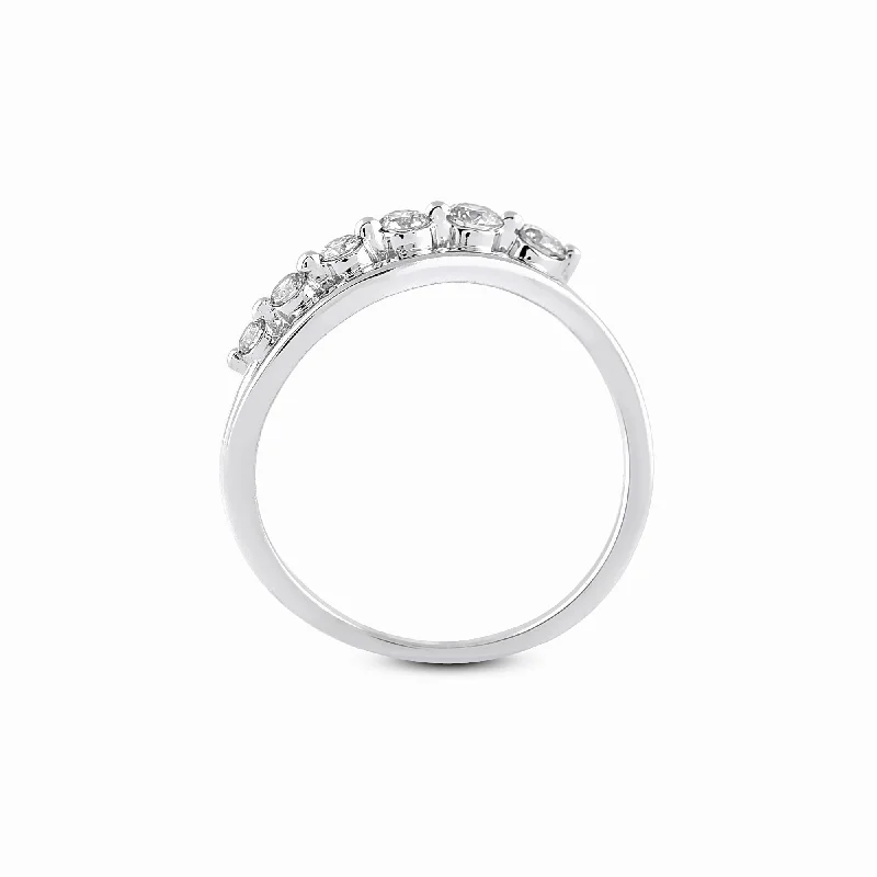 Gemstone Eternity Ring-Graduation Diamond Ring