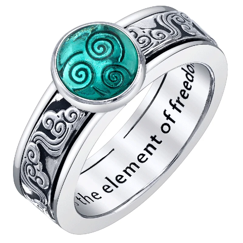 Women’s Stackable Rings-Avatar The Last Airbender X RockLove Airbender Spinner Ring